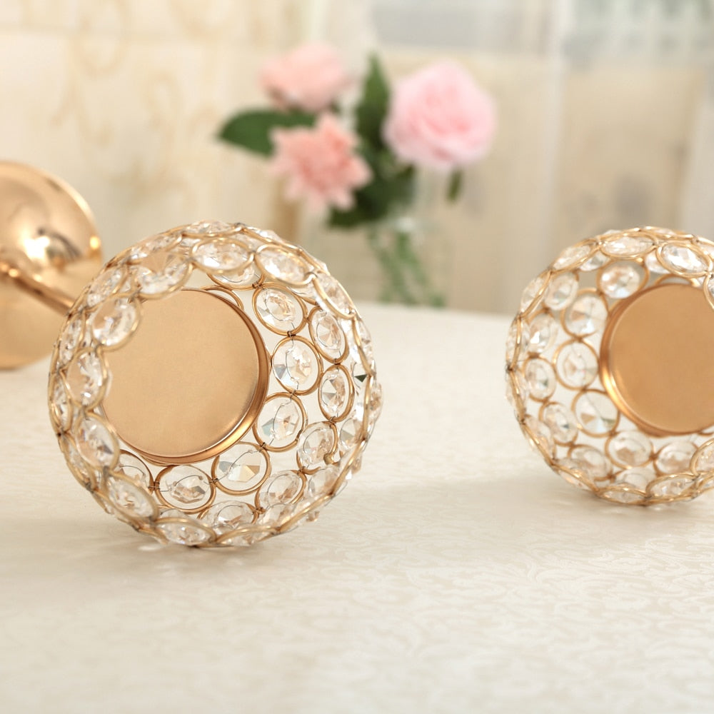 CRYSTAL TEALIGHT CANDLE HOLDERS