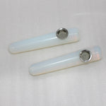 Natural Opal Crystal Stone Quartz Semi-precious Massage Bar