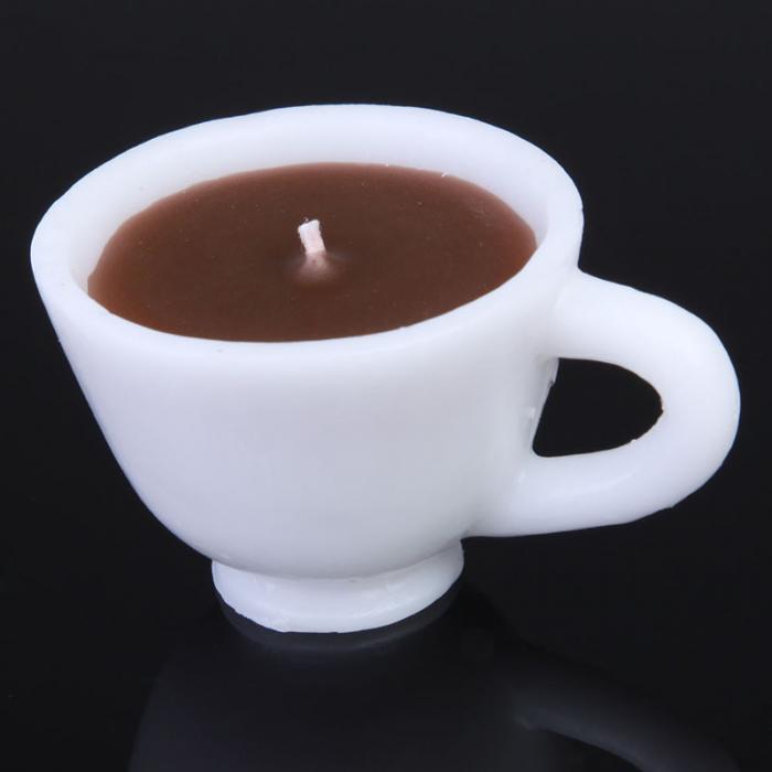 1PCS NEW ROMANTIC COFFEE CUP SHAPE CANDLES FOR WEDDING PARTY