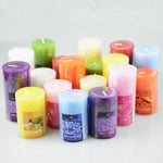 Cylindrical Aromatherapy Smokeless Candle Romantic Scented candles