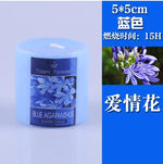 Cylindrical Aromatherapy Smokeless Candle Romantic Scented candles