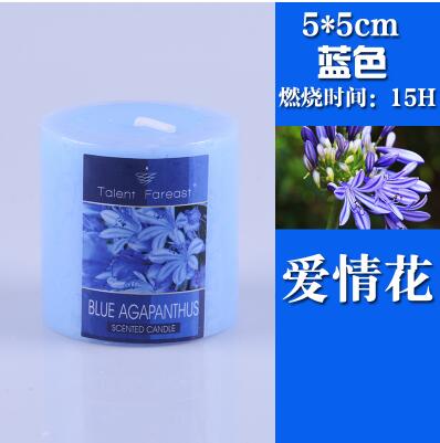 Cylindrical Aromatherapy Smokeless Candle Romantic Scented candles