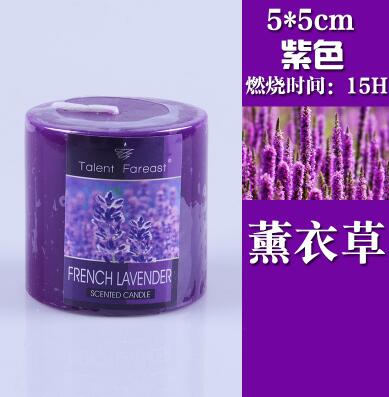 Cylindrical Aromatherapy Smokeless Candle Romantic Scented candles