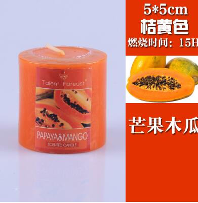 Cylindrical Aromatherapy Smokeless Candle Romantic Scented candles