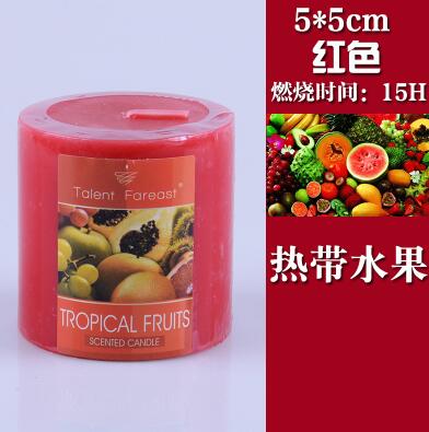 Cylindrical Aromatherapy Smokeless Candle Romantic Scented candles