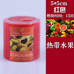 Cylindrical Aromatherapy Smokeless Candle Romantic Scented candles
