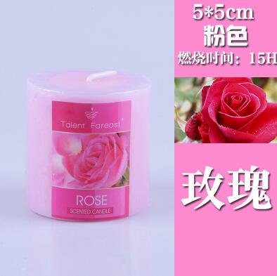 Cylindrical Aromatherapy Smokeless Candle Romantic Scented candles