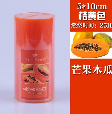 Cylindrical Aromatherapy Smokeless Candle Romantic Scented candles