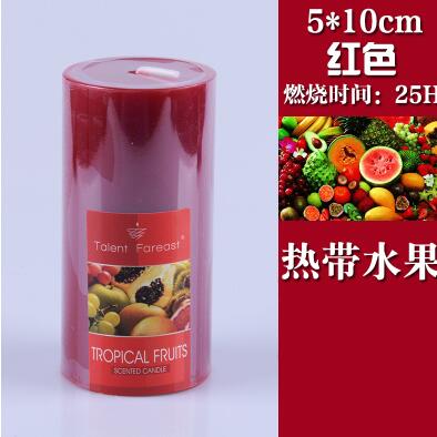 Cylindrical Aromatherapy Smokeless Candle Romantic Scented candles