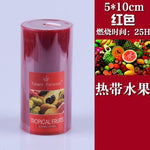 Cylindrical Aromatherapy Smokeless Candle Romantic Scented candles