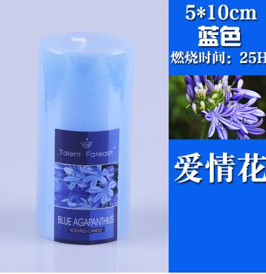 Cylindrical Aromatherapy Smokeless Candle Romantic Scented candles