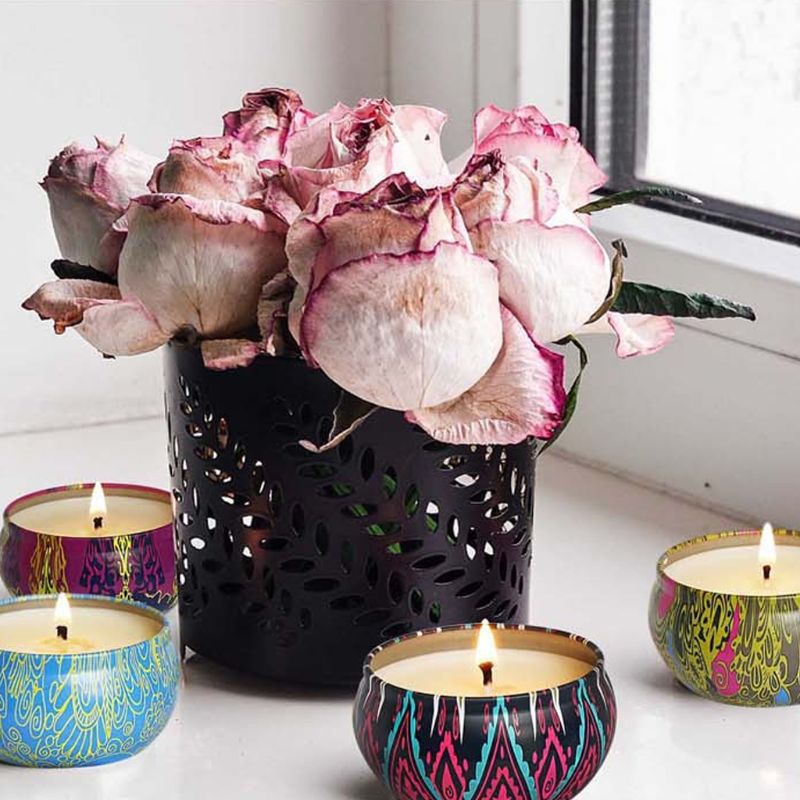 8pcs Fragrance Aromatherapy Scented Candle