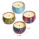 8pcs Fragrance Aromatherapy Scented Candle