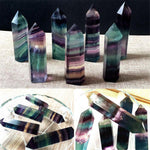 Natural Crystal - Fluorite, Rose Quartz