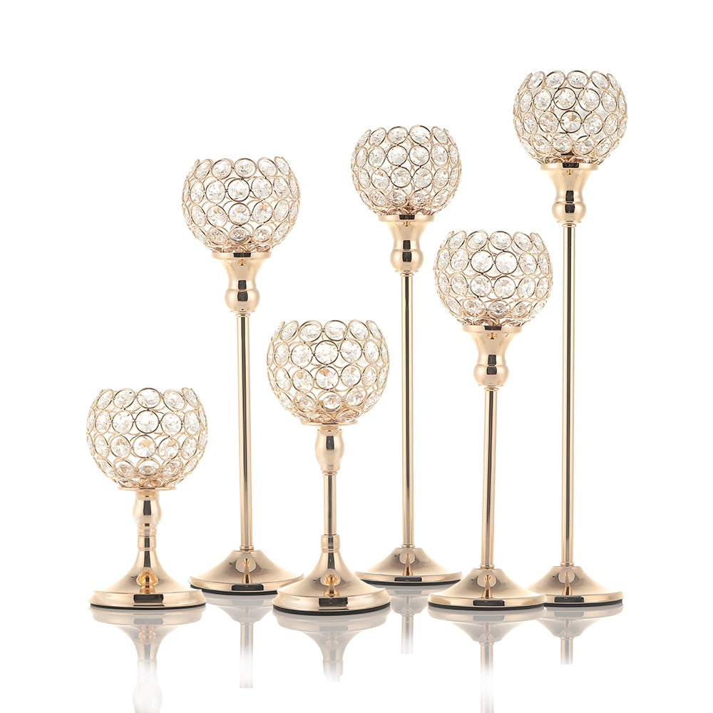 CRYSTAL TEALIGHT CANDLE HOLDERS