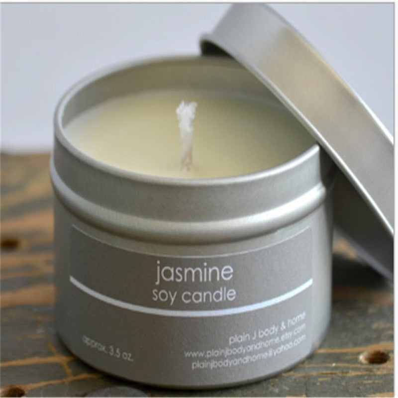 6ps Empty 180g Aluminum Candle Jar