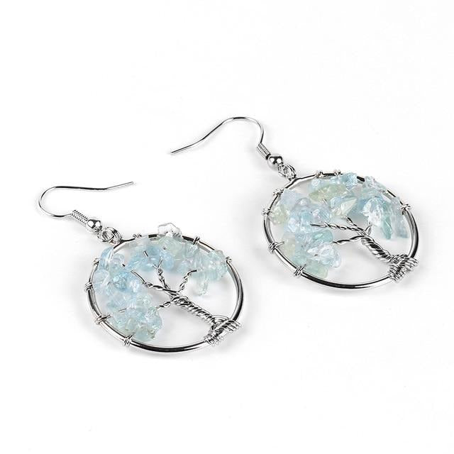 TREE OF LIFE WOMEN DROP EARRINGS