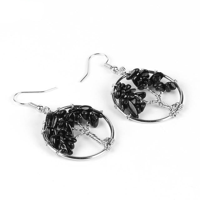 TREE OF LIFE WOMEN DROP EARRINGS