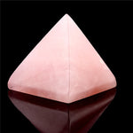 Natural Stone Carved Opalite Opal Pyramid