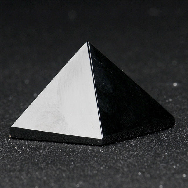 Natural Stone Carved Opalite Opal Pyramid
