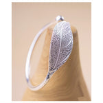 SILVER CHARM BRACELETS & BANGLES- LEAF