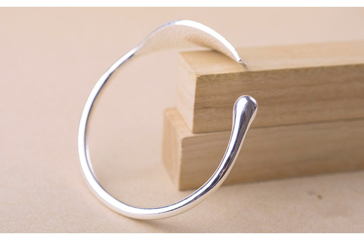 SILVER CHARM BRACELETS & BANGLES- LEAF