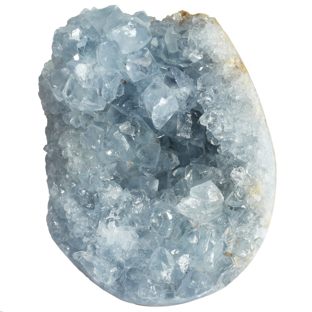1PC NATURAL BLUE CELESTITE MINERAL HEALING CRYSTAL CLUSTER