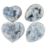 1PC NATURAL BLUE CELESTITE MINERAL HEALING CRYSTAL CLUSTER