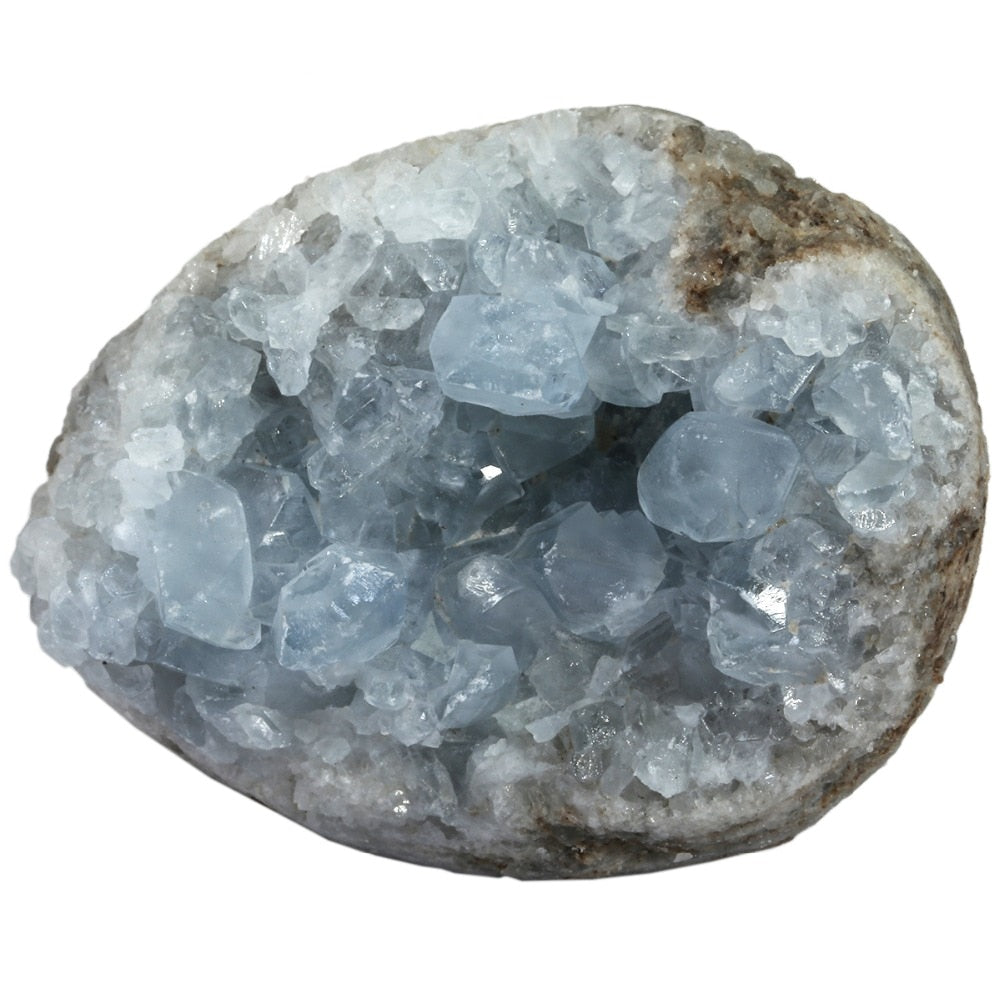 1PC NATURAL BLUE CELESTITE MINERAL HEALING CRYSTAL CLUSTER