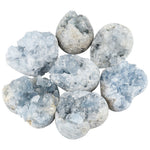 1PC NATURAL BLUE CELESTITE MINERAL HEALING CRYSTAL CLUSTER