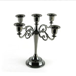 3-Arms Metal Pillar Candle Holders