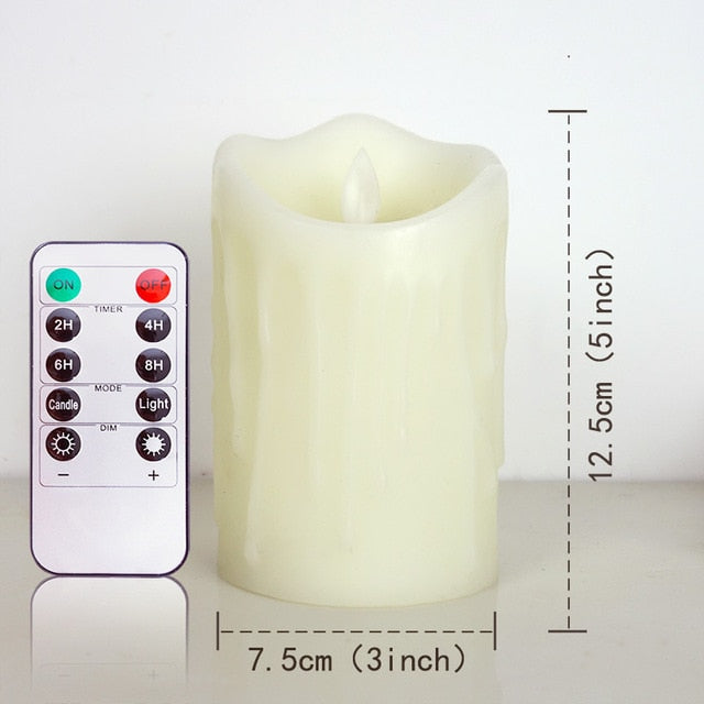 Flickering LED Candles
