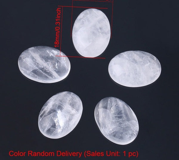 1pc Natural Gem Stone White Crystal