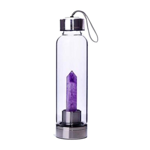 Water Bottle Infuser with Natural Crystal