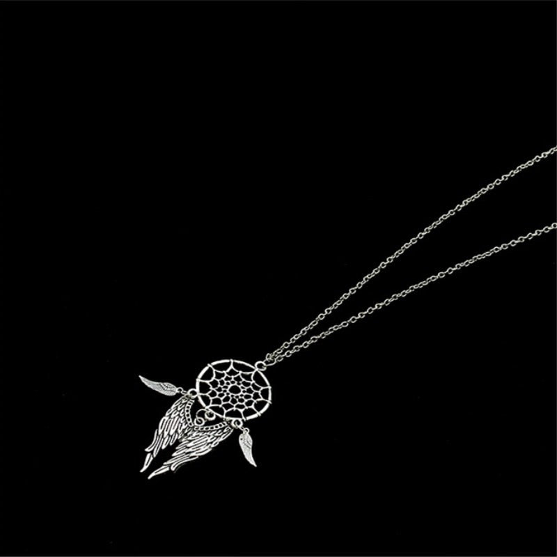 Trendy Dreamcatcher Pendant Mandala Lotus Necklaces