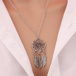 Trendy Dreamcatcher Pendant Mandala Lotus Necklaces
