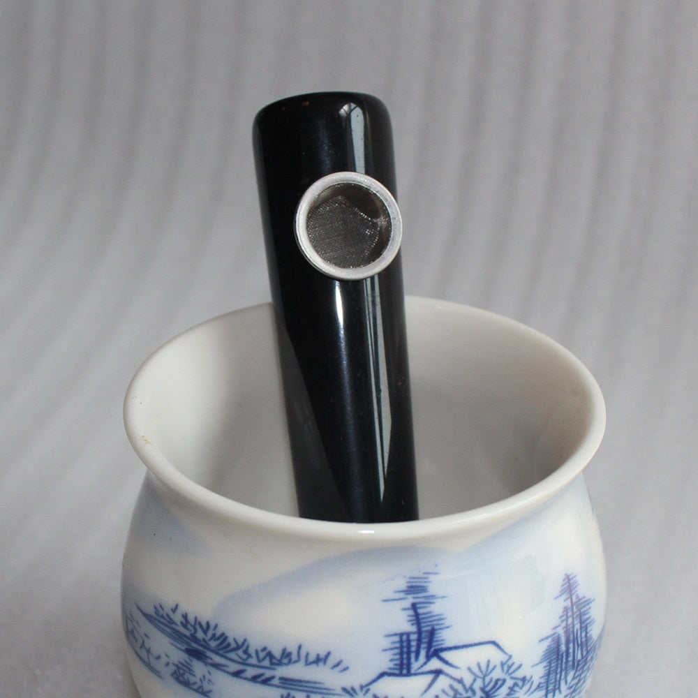 OBSIDIAN CRYSTAL STONE QUARTZ - TUBE PIPE