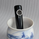 OBSIDIAN CRYSTAL STONE QUARTZ - TUBE PIPE